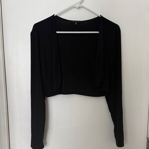Elegant Black Women's Bolero Cardigan